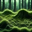 Placeholder: Musical Wave , Green Moss Wave, Natural Moss network lines , Realistic 3D Render, Macro, mesh, wave network, geometric, Nikon Macro Shot, Kinetic, Fractal, Light Led Points, Generative, Neural, Computer Network, Connections, Forest Moss Strings,