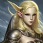 Placeholder: blonde elf warrior