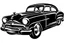 Placeholder: classic cars clipart style simple stencil