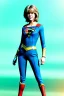 Placeholder: Realistic portrait, teenager, Jane Fonda, make-up, happy, satisfacer dildo advertising, Realistic image, 60s, supergirl, tights minimal dress, sweat, Color background, photo studio, concept art, smooth, unreal engine 5, god lights, ray tracing, RTX, lumen lighting, ultra detail, volumetric lighting, 3d, finely drawn, high definition, 4k.