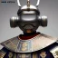 Placeholder: beautiful transparent smooth realistic japan robot samurai with cat face, extremely sharp detail, finely tuned detail, ultra high definition, 8k, unreal engine 5, ultra sharp focus, accurate wings, in fly mode