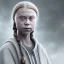 Placeholder: portrait of Greta Thunberg dramatic lighting, volumetric lighting, hyperrealisme, 8k, high quality, lot of details, fit within portrait