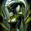 Placeholder: human female body xenomorph overgrown with moss, art peter Gric earl Norem Hajime Sorayama and Giger, steampunk, dieselpunk, detailed, complicated, photorealistic, 8k,