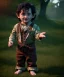 Placeholder: Frodo baggins toddler, full body, dramatic lighting, hyper realistic photorealistic, unreal engine 5, 8k