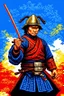 Placeholder: pop art pixels 1000 images samurai