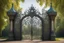 Placeholder: Ворота парка, в стиле русских сказок