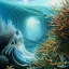 Placeholder: high-quality, fine-detail close-up portrait of gorgeous, stunning goddess of water, stormy waves as, coral reef exoskeleton, 8k resolution, 3D octane render, intricate, digital art, detailed matte, volumetric lighting, George Grie, Anne Dittman, Anne Stokes, Lisa Parker, Selina French,