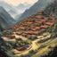 Placeholder: [Art by Kelley Jones] In the mountain valleys of China’s Fujian Province, large, rammed earth fortresses lay abandoned