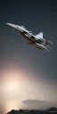 Placeholder: F-14, night ,full moon atmospheric , 8K, super realistic, unreal engine, cinematic lighting, octane render.