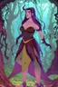 Placeholder: [Disenchantment, Ursula] Deep within the heart of the enchanting forest, where the towering trees swayed in the breeze and the melodies of nature filled the air, Ursula, a tall and imposing figure, embarked on an unexpected journey. Her robust build and sturdy physique made her stand out against the backdrop of lush greenery. Ursula, known for her role as a warrior and protector of Dreamland, had entered the forest with a purpose. In her human form, she bore wild, blond hair that flowed untame