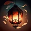 Placeholder: flying lantern stylized