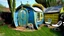 Placeholder: salvador dali style backyard shed