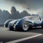 Placeholder: hyperrealism Drawing of '1936 Bugatti Type 57SC Atlantic', three quarter frontal aerial view, by gaston bussiere, greg rutkowski, yoji shinkawa, yoshitaka amano, tsutomu nihei, donato giancola, tim hildebrandt,oil on canvas, cinematic composition,Sharp detail,extreme detail,fit full head inside picture,16k