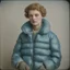 Placeholder: Florence lawrence, blue, autochrome, plastic puffy jacket
