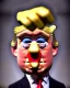 Placeholder: Realistic Waist up Portrait, Donald trump muppet, retro style, photo studio, unreal engine 5, god lights, ray tracing, RTX, lumen lighting, ultra detail, volumetric lighting, 3d.