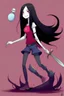 Placeholder: marceline vampire adventure time animation styled