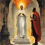 Placeholder: [art by Norman Rockwell] With newfound determination burning in his eyes, Roupinho stepped back, his gaze lingering on the statue of the Black Madonna. Leaving the grotto, Roupinho emerged into the world, his heart aflame with the divine spark that had been ignited within him. And so, the knight set forth on his sacred quest, his destiny intertwined with the miraculous presence of the Black Madonna of Nazaré. The echoes of his pledge reverberated through the hallowed halls of his soul, ignitin