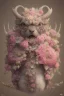 Placeholder: Victorian animal with pink flowers, in the style of Camilla d'Errico, hyper detailed, beautiful, complex, trending on artstation, cinema4d, cryengine, national geographic photo, chiaroscuro