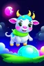 Placeholder: little magical rainbow baby cow who can jump over the moon