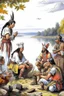 Placeholder: Iroquois eve's dropping on french discution 1669