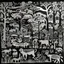 Placeholder: Gray woodlands with wolves, frogs, and centipedes designed in Javanese shadow puppets painted by Stuart Davis