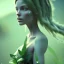 Placeholder: plant girl, fantasy art, octane render, redshift render,ambient lighting