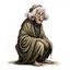 Placeholder: A figure that embodies discretion in the form of an old woman