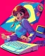Placeholder: Masterpiece, High Focus, Retro Computer, retro pc,