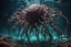 Placeholder: cosmic horror, nightmare, galaxy interwoven with dread, truth, alien underwater, fullbody, feet point view, creepy, horrifying, sinister, many worms parasite creature connected to the head, sparks around her, intricate, 8k, macro photography,