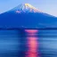 Placeholder: Hosukai waves Kangawa, lighthouse,rocks,mount fuji, by Van Gogh 8k