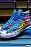 Placeholder: A converse sneaker, superman all over sneaker