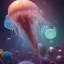 Placeholder: biomorphic jellyfish morphed with electronic wiring and mixed with lighting, Nanopunk and Biopunk with cyberpunk look, wonderful ambient colors, art by Jarosław Jaśnikowski mixed with Sheila Martin mixed with Fletch mixed with Frank Sun, Alena Aenami.