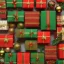 Placeholder: christmas ambience, african, kente, kente ribbon, kente boxes, clothing, african patterns, thread, embroidery, cinema 4d render, high detail