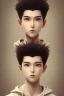 Placeholder: portrait artistic photo, wonderfull japanese boy, face yusuke yu yu hakusho, big brown eyes, short black hair, Japanese school boys, high quality, 8k, skin texture, realistic,