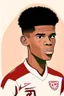 Placeholder: Ryan Brewster English football player Overview cartoon 2d