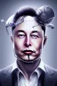 Placeholder: Elon musk half human half robot