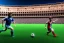 Placeholder: diego armando maradona playing football in roman colosseum, hyper detailed, digital part,cinema4d, elegant, centered, detailed, 8k, shining, heaven, many happy people, dampf,