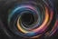 Placeholder: colorful, rainbow, A visually striking and abstract representation of the void and a black hole, utilizing dark hues and dynamic shapes to evoke the enigmatic and powerful aspects of cosmic emptiness, (visually striking abstract representation:1.4), (the void and black hole:1.5), (dark hues and dynamic shapes:1.3), (expressive and cosmic ambiance:1.2), drawing inspiration from abstract interpretations of the cosmic void and black hole phenomena