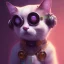 Placeholder: Cyberpunk Portrait of cute cat child perfect composition, hyperrealistic, super detailed, 8k, high quality, trending art, trending on artstation, sharp focus, studio photo, intricate details, highly detailed, by greg rutkowski