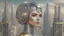 Placeholder: Metropolis like female android with open circuit