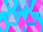 Placeholder: triangles technologie blue pink minimalist