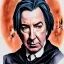 Placeholder: high-quality, fine-detail close-up watercolor of Alan Rickman as Severus Snape, portrait, young, stunning, beautiful, 8k resolution, intricate, digital art, hyper realistic, photorealistic, volumetric lighting, Rafael Augusto, Juan Francisco Casas, Anne Dittman, Anne Stokes, greg rutowski,