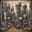 Placeholder: Quirky surreal Reality, by Phlegm, Afshar, pneumatic dystopia, abstract, acrylics