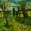 Placeholder: An abandoned district painted by Vincent van Gogh