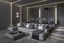 Placeholder: home cinema room with LED lighting in the walls make sure the room is completely symmetrical