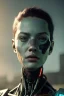 Placeholder: portrait,beautiful robot, post-apocalyptic in a cyberpunk city, realistic, intriacte detail, sci-fi fantasy style, volumetric lighting, particales,highly detailed,cinamatic, deep colours,8k