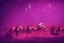 Placeholder: An orchestra playing on stage purple color scheme, high key lighting, volumetric light high details psychedelic background