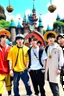 Placeholder: bts in disney land