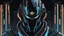 Placeholder: A man wears a black glass Cyberpunk helmet and Chinese clothes , black and blue color, solo leveling shadow drawing style, neon, intricate details, highly detailed, high details, detailed portrait, masterpiece,ultra detailed, ultra quality