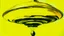 Placeholder: A yellow electrical UFO painted by Andy Warhol